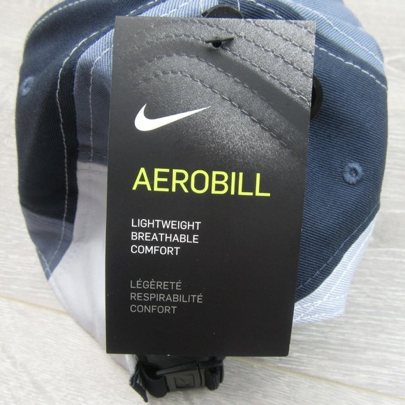 Nike AeroBill Classic99 Golf Hat Blue Patchwork Mens One Size Fit NEW - Picture 11 of 14